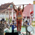 HUT Ke-23 Kabupaten Murung Raya, Bupati dan Wakil Bupati Mengelar Makan Jamuan
