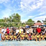 Ketua Komisi II DPRD Murung Raya Hadir Penutupan Final Voli Putr dan Putri Kecamatan Tanah Siang