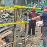 Tim Inafis Polres Murung Raya Lakukan Olah TKP Kebakaran Rumah di kelurahan Tumbang Lahung